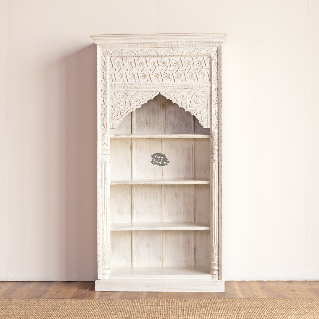 Bookshelf Carved Mehrab Design – AB25AP-2-5