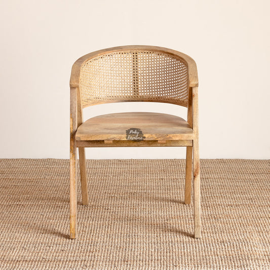 Dining Chair Rattan Half Round Design