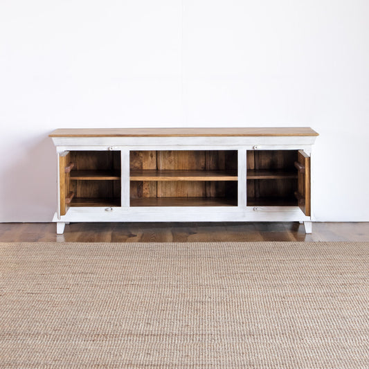 TV Cabinet Carved Door Design