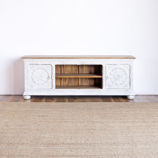 Tv Cabinet Carved Door