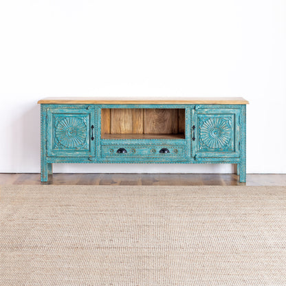 Tv Cabinet Carved Door
