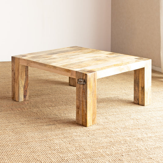 Coffee Table Sq Mango Wood
