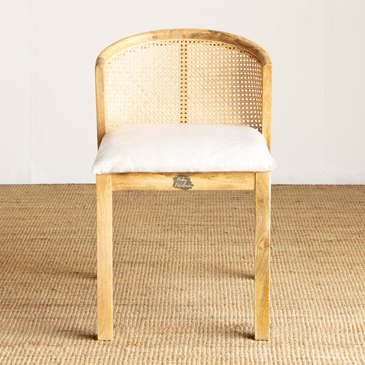 Dining Chair Rattan Half Round Design