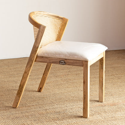 Dining Chair Rattan Half Round Design