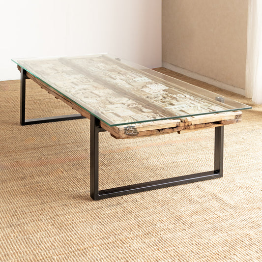 Coffee Table Block Door Design