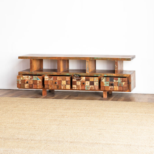 TV Cabinet Recycled Design