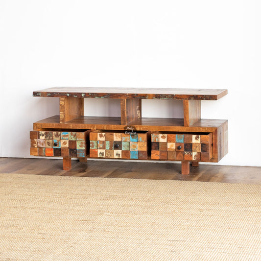TV Cabinet Recycled Design