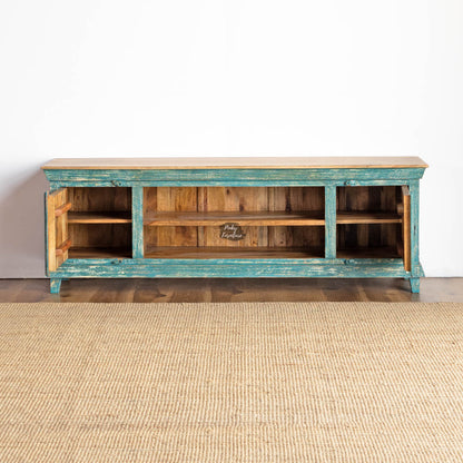 TV Cabinet Carved Door Design