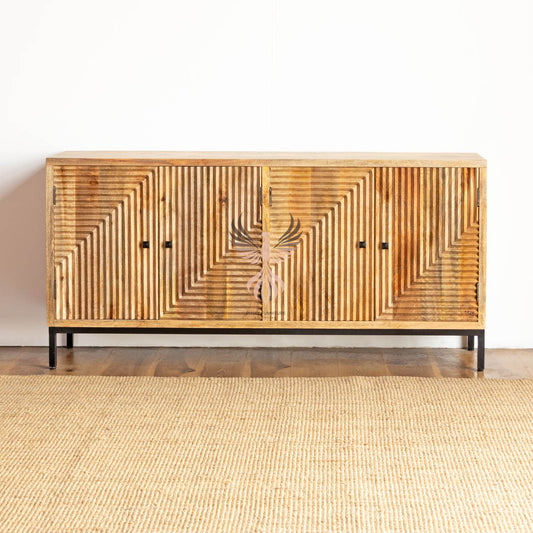 Sideboard Ribbed Design