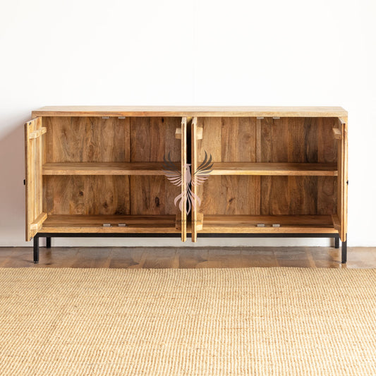 Sideboard Ribbed Design