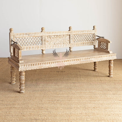 Bench Carved Design