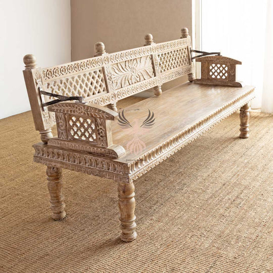 Bench Carved Design
