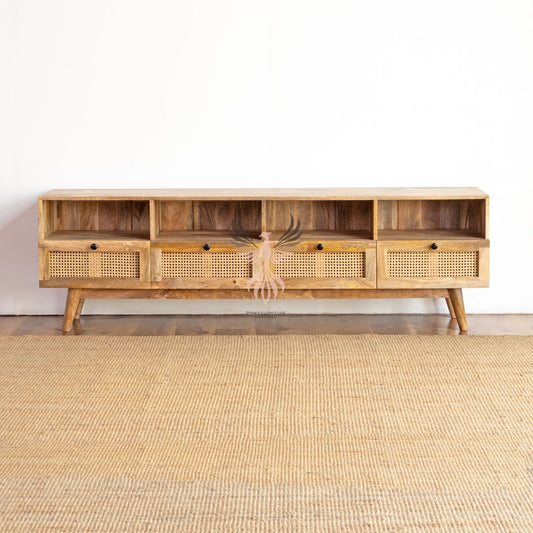 Tv Cabinet Rattan Design