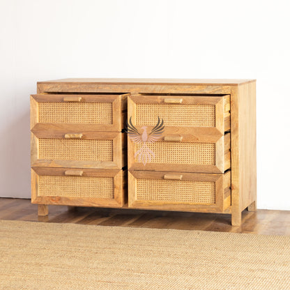 wooden chest of drawers