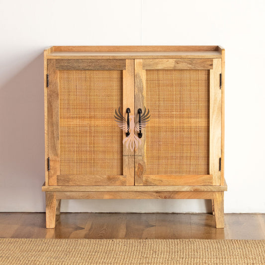 Cabinet Rattan Door Design
