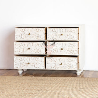 Wood Chest of Drawers