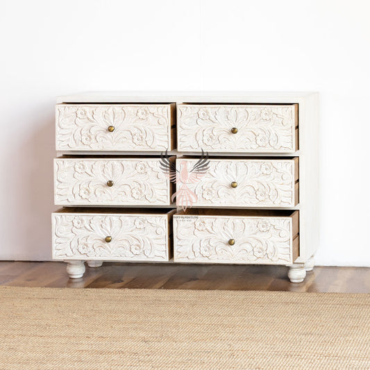 Wood Chest of Drawers