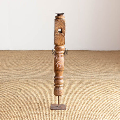 Candle Stand Wooden Leg Design