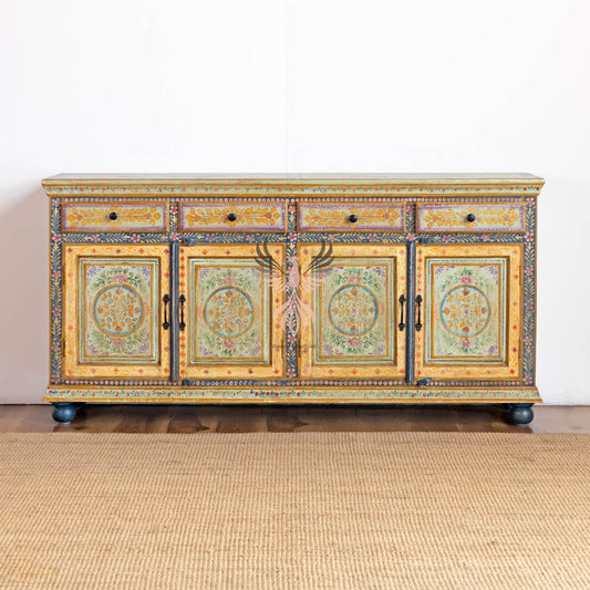 Sideboard Painted Four Draw Four Door Design