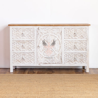 Sideboard Carved Door and Draw Design