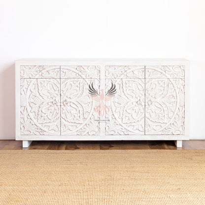 Sideboard Carved Door and Draw Design