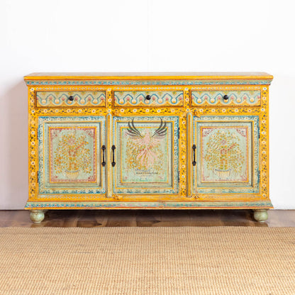 Sideboard Painted Three Draw Three Door Design
