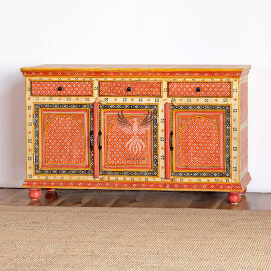 Sideboard Painted Three Draw Three Door Design