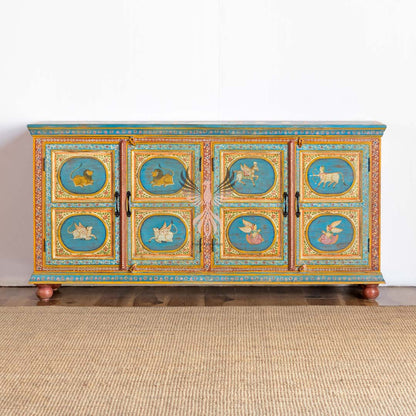 Sideboard Painted Four Draw Four Door Design