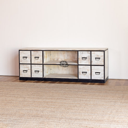 TV Cabinet ACJN210111A – Industrial Edge with Functional Design