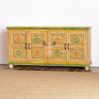 Sideboard Painted Four Draw Four Door Design