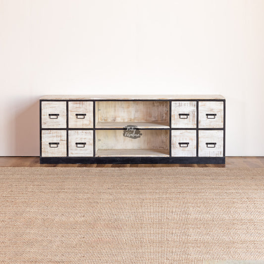 TV Cabinet ACJN210111A – Industrial Edge with Functional Design