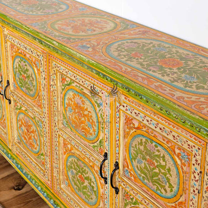 Sideboard Painted Four Draw Four Door Design