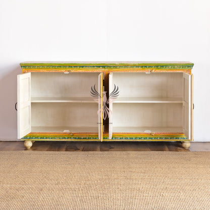 Sideboard Painted Four Draw Four Door Design