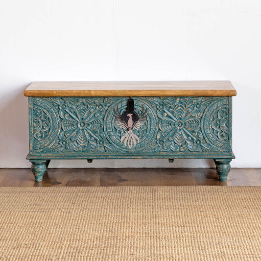 Storage Chest with Carving