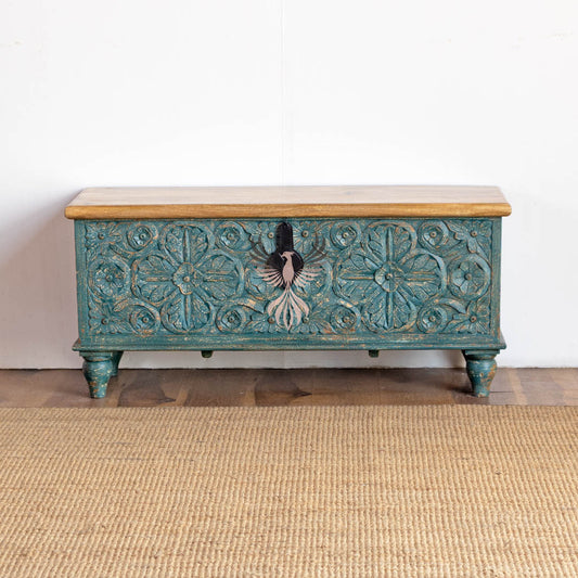 Storage Chest with Carving