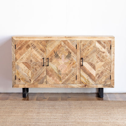Sideboard Herringbone Door Design