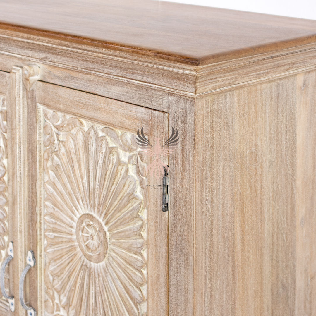 Cabinet with Carved Door