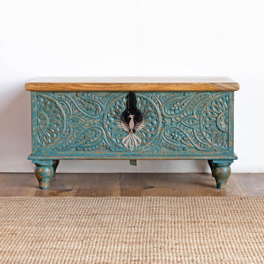 Storage Chest with Carving