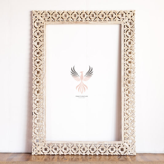 Mirror Frame Carved Design