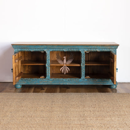 TV Cabinet – Bold Vintage Design with Ornate Hand-Carved Detailing