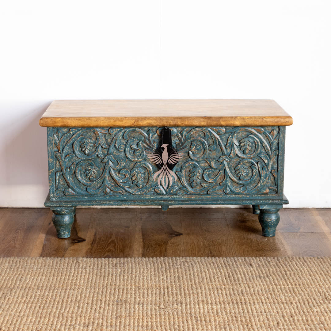 Storage Chest with Carving