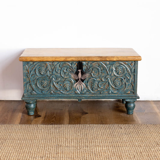 Storage Chest with Carving