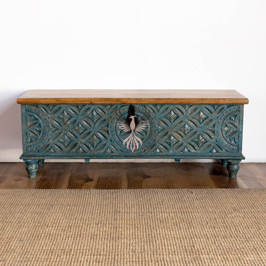 Storage Chest with Carving