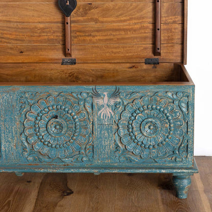 Storage Chest with Carving