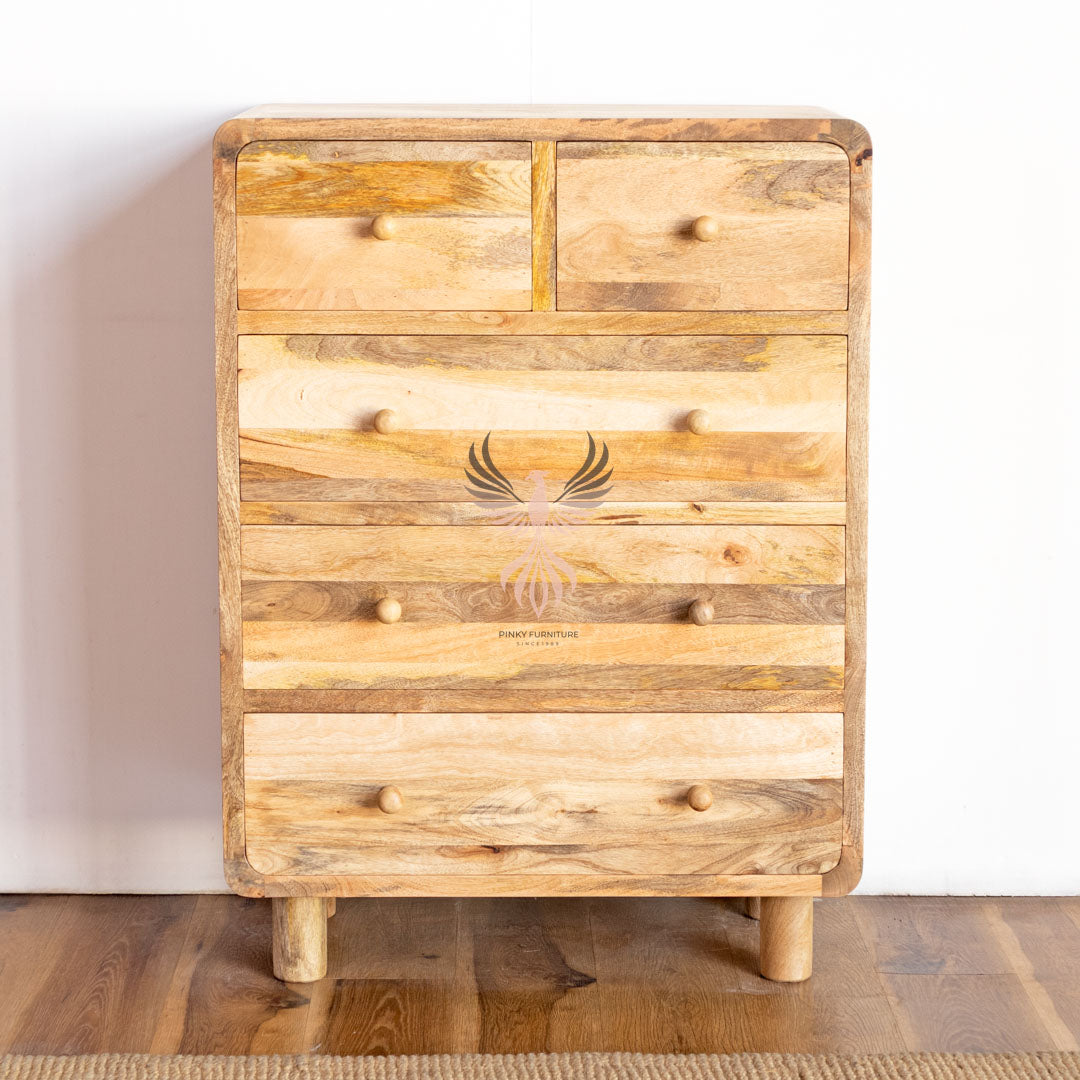 Chest of Drawers Carved