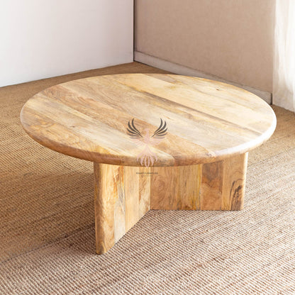 Coffee Table Round Modern Organic Design
