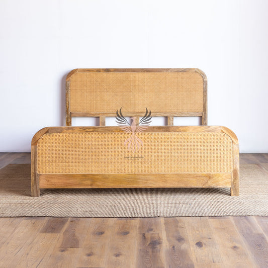 Bed Rattan Design