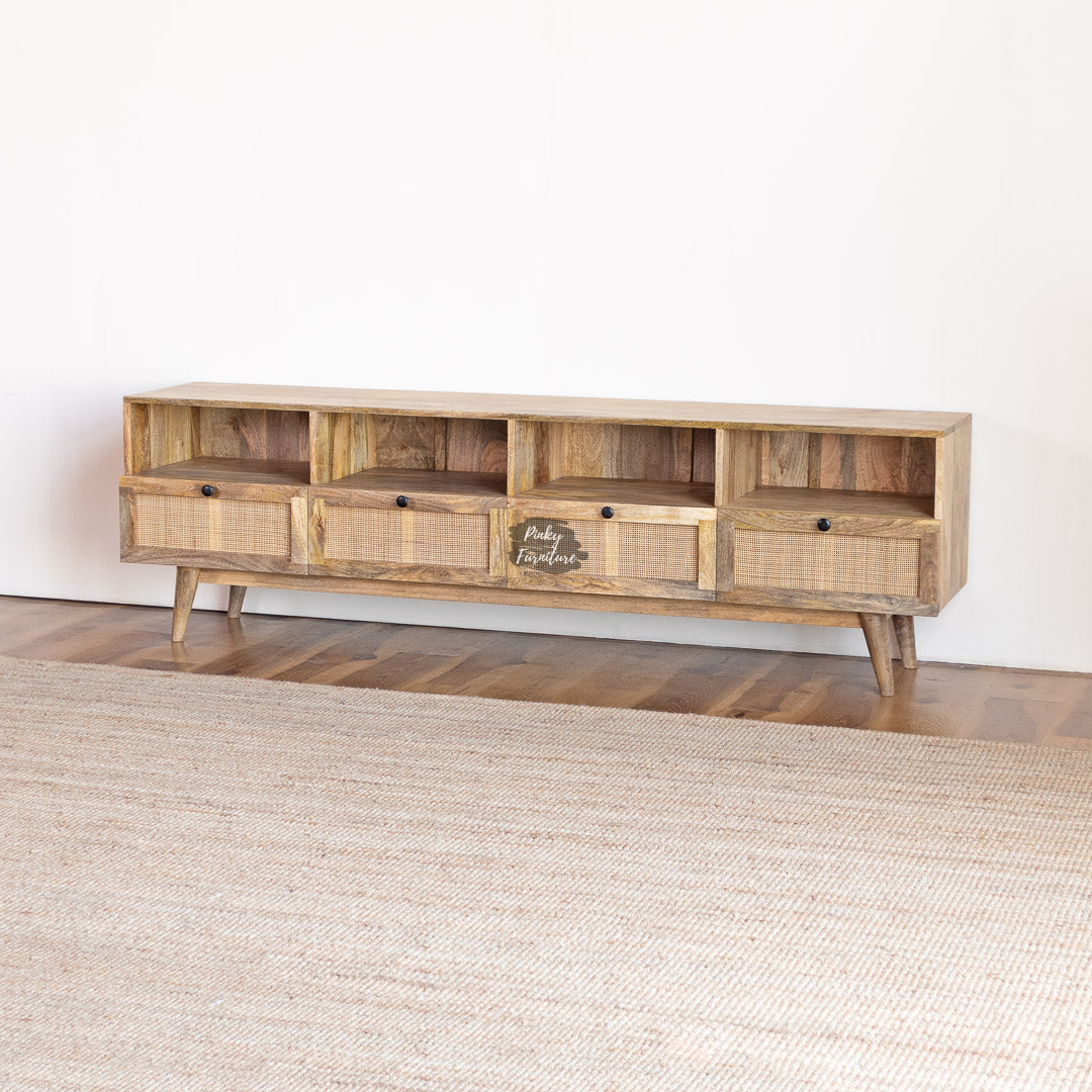 Tv Cabinet Rattan Design