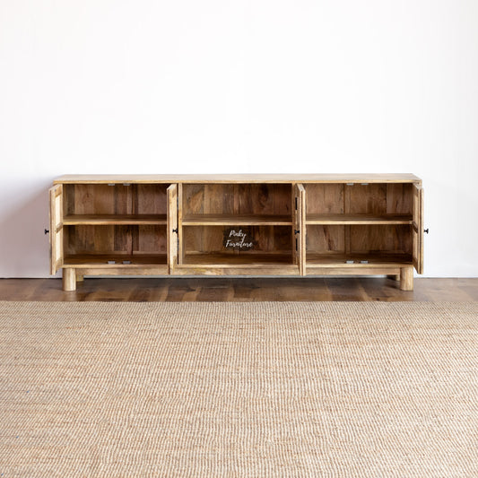 TV Cabinet Rattan Design