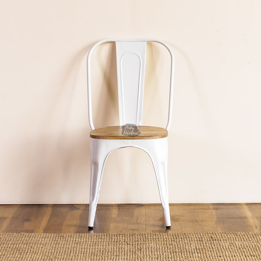 Dining Chair Iron and Wood Design